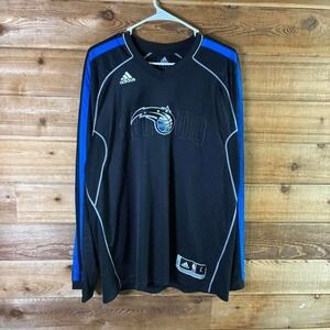 Adidas Orlando Magic 2012-13 Warmup Shooting Shirt Black Pullover Mens L